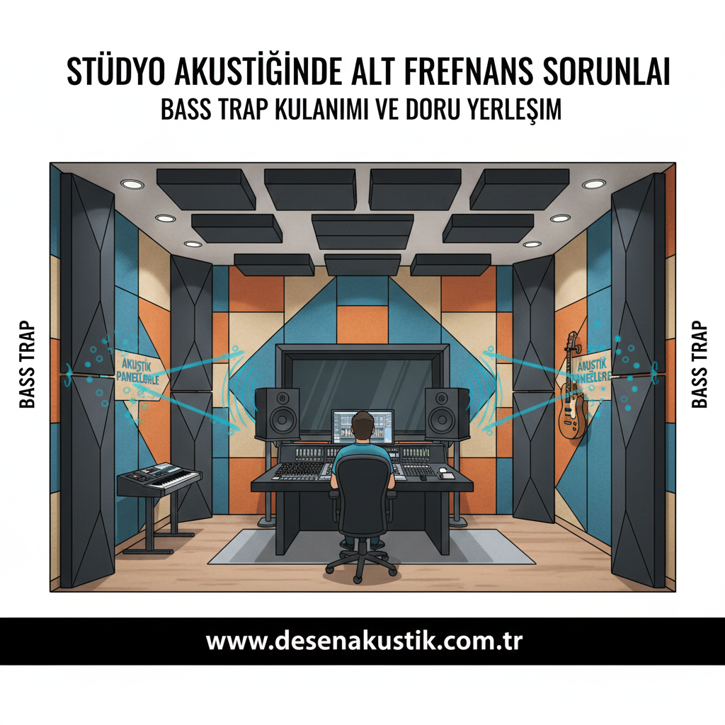 Stüdyo Akustiğinde Alt Frekans Sorunları: Bass Trap Kullanımının Önemi ve Doğru Yerleşim Rehberi