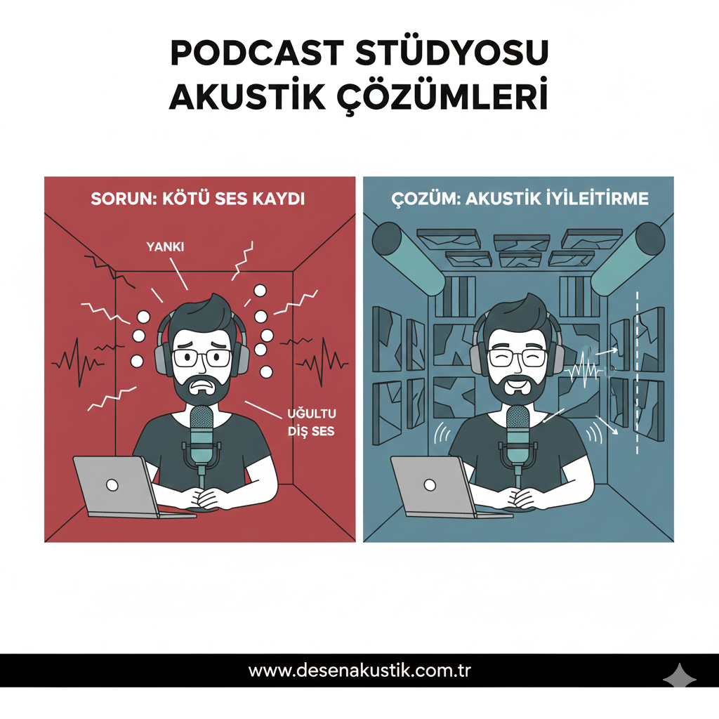 Podcast Stüdyosu Akustik Çözümleri