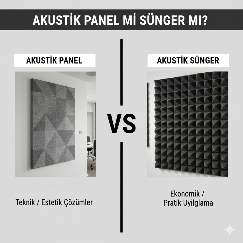 Akustik Panel mi Sünger mi?